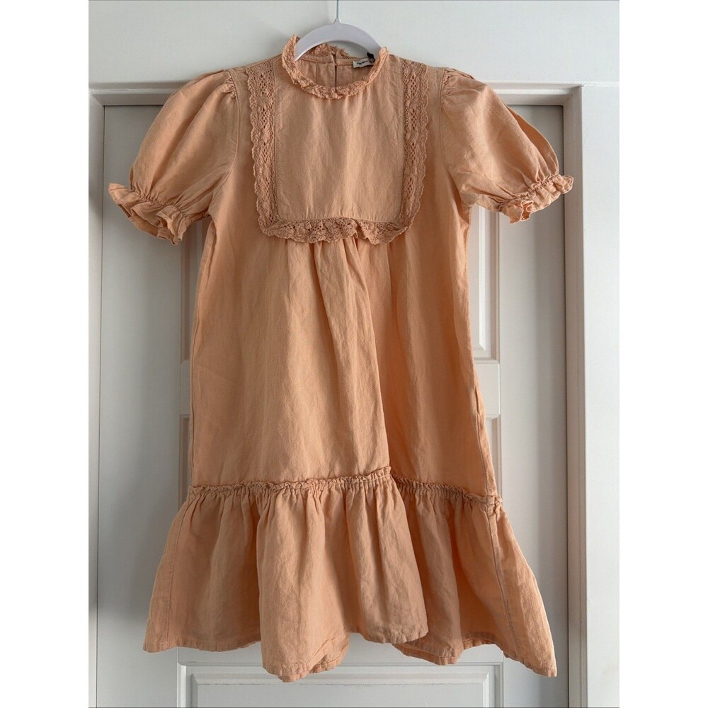 The New Society Ginevra Dress Apricot Size 12 NWT - Picture 2 of 7